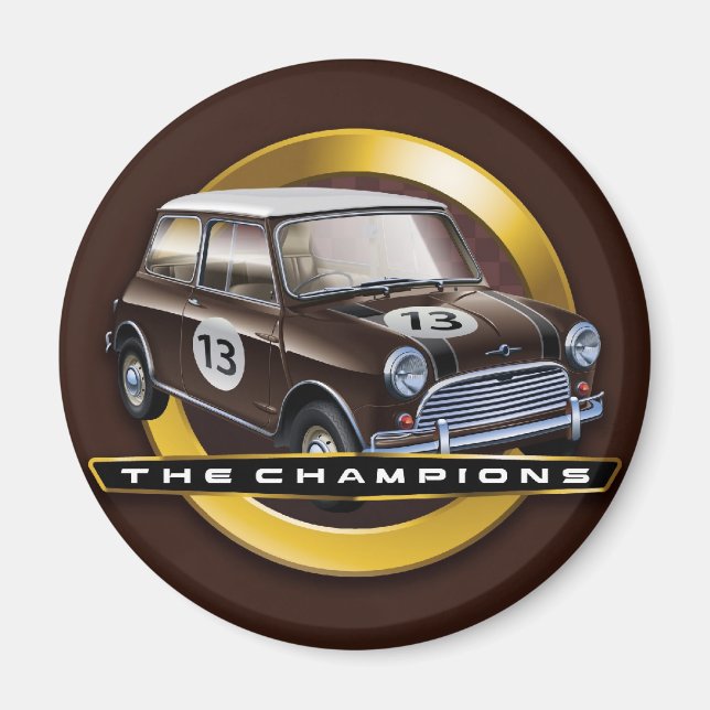 Mini Cooper S brown Magnet (Front)