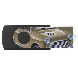 Mini Cooper S gold Flash Drive