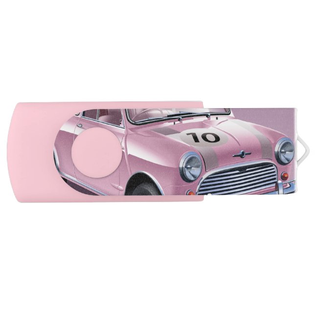 Mini Cooper S pink Flash Drive (Front)