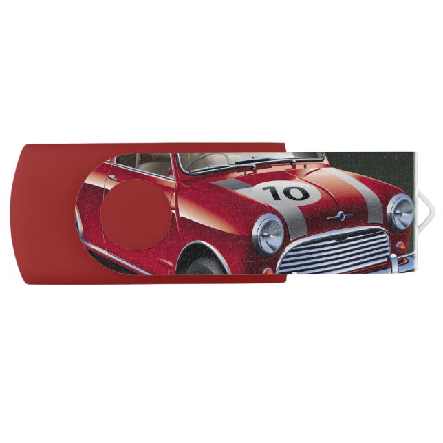 Mini Cooper S red Flash Drive (Front)