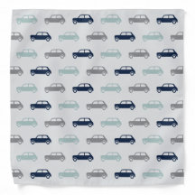 Mini Coopers on the Go - Blue & Grey