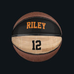 Mini Custom Name Player Number Age Mini Basketball<br><div class="desc">Score big with our Mini Custom Basketball – the perfect personalized birthday gift for basketball enthusiasts! Crafted to perfection, this mini basketball can be customized with a name, player's number, or age, making it a unique and cherished keepsake. Whether displayed on a shelf or used for a friendly game, our...</div>