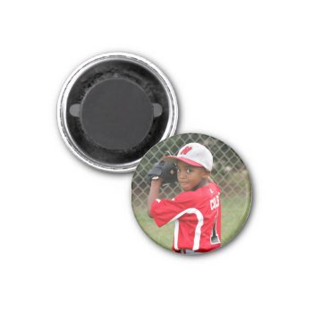 Mini Custom Photo Magnet - Sports Team Support! by Team_Lawrence at Zazzle