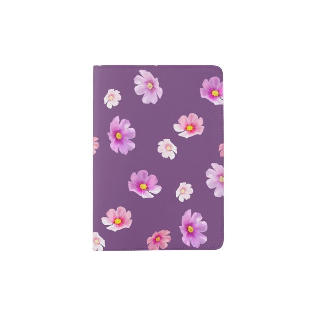 Mini Cute Flower  Passport Holder (Front)