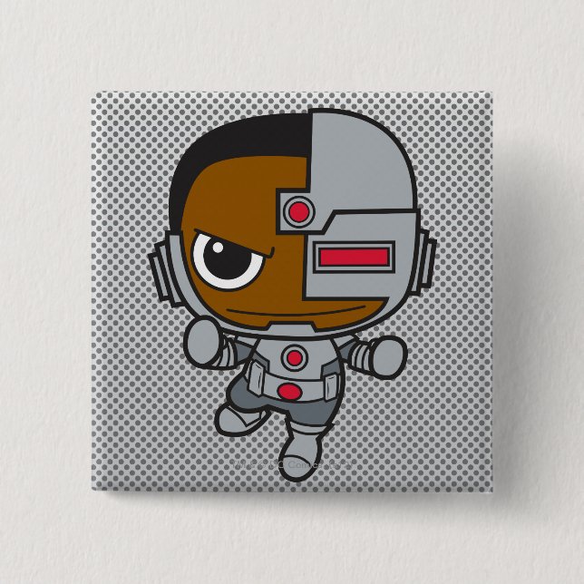 Mini Cyborg Button (Front)