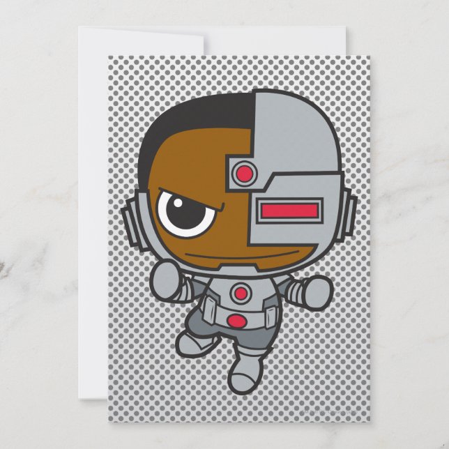 Mini Cyborg Invitation (Front)