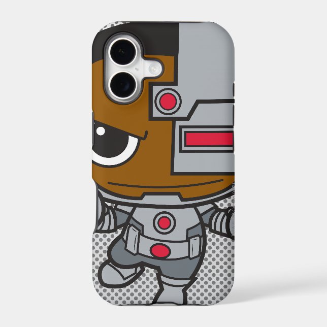 Mini Cyborg Iphone Case (Back)