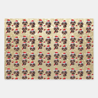 Mini Dachshund Holiday Paper