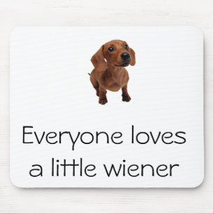 Mini Dachshund "Little Wiener" Mousepad