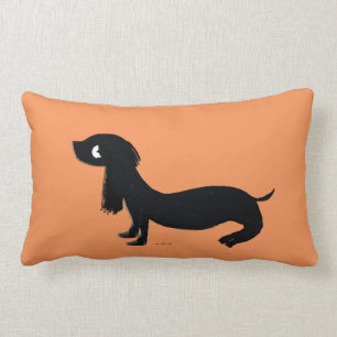 Mini Dachshund Lumbar Pillow