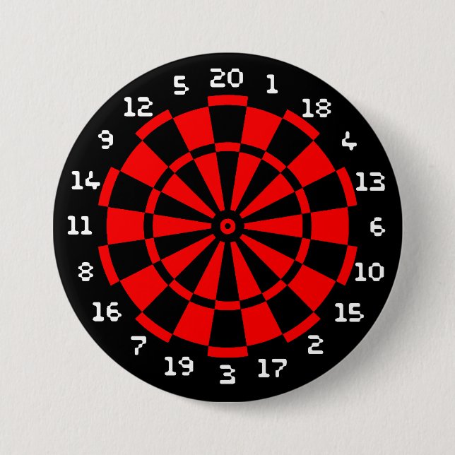 Mini Dartboard Button (Front)