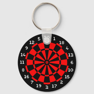 Mini Dartboard Keychain