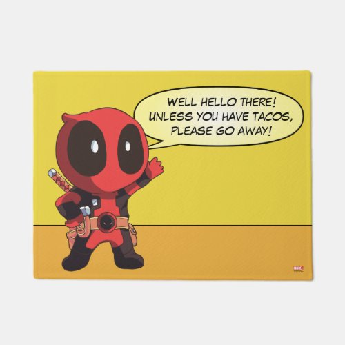 Mini Deadpool Doormat