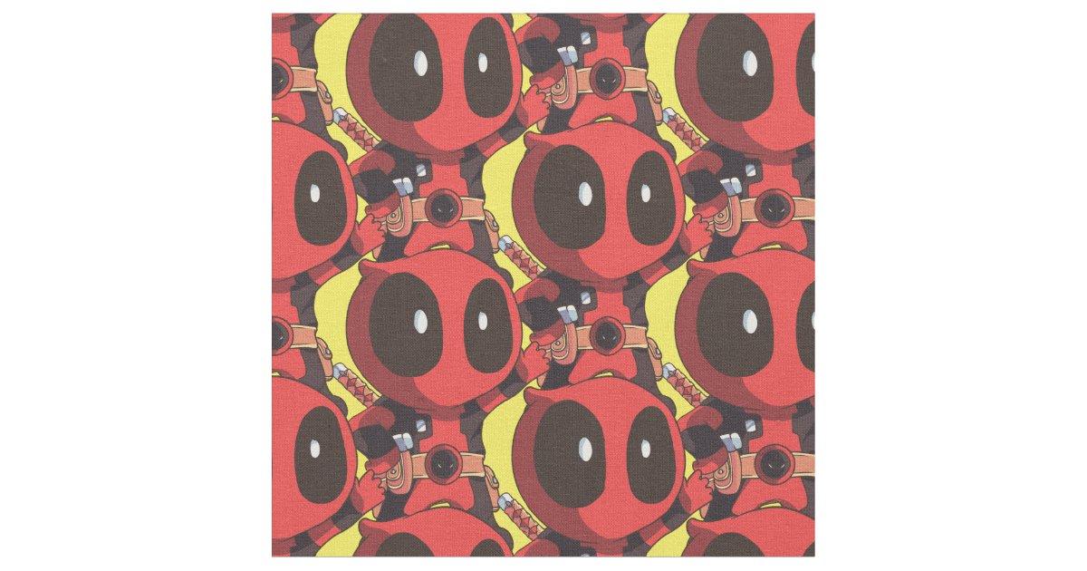 Mini Deadpool Fabric | Zazzle