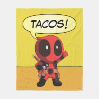 Mini Deadpool Fleece Blanket