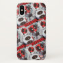 Mini Deadpool Imposter Pattern iPhone X Case