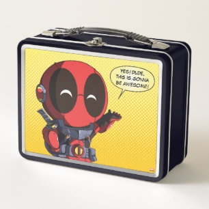 Mini Deadpool in Armor Adult Lunchbox