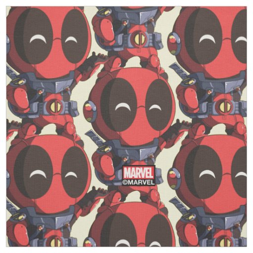 Mini Deadpool in Armor Fabric
