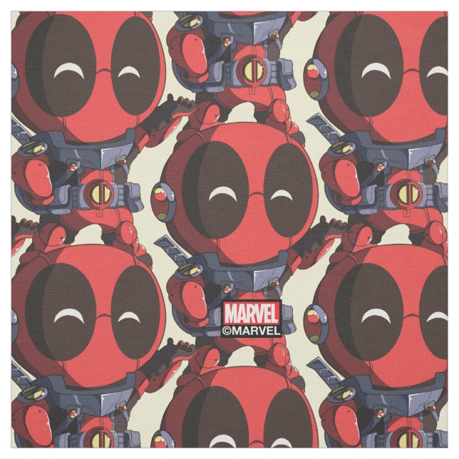 Mini Deadpool in Armor Fabric (Swatch)