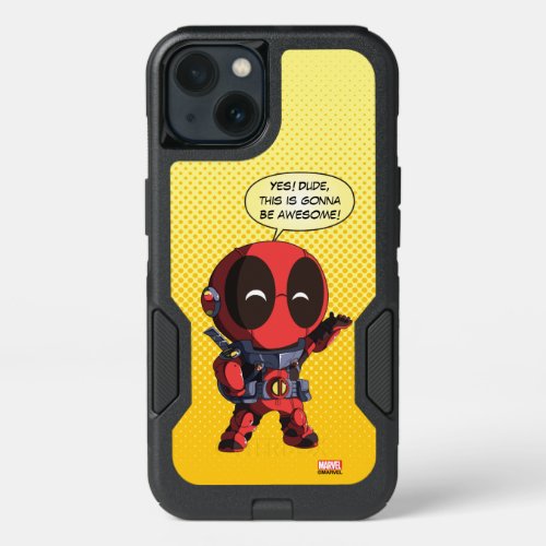 Mini Deadpool in Armor iPhone 13 Case