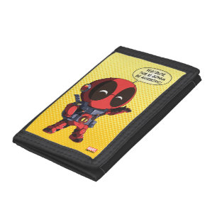 Mini Deadpool in Armor Tri-fold Wallet