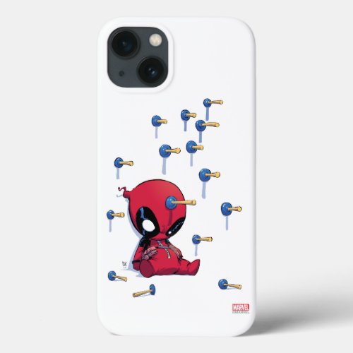 Mini Deadpool Suction Cup Darts iPhone 13 Case