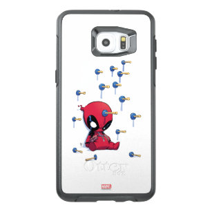 Mini Deadpool Suction Cup Darts OtterBox Samsung Galaxy S6 Edge Plus Case
