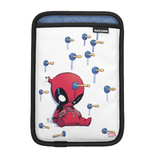 Mini Deadpool Suction Cup Darts Sleeve For iPad Mini (Front)