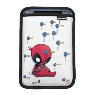 Mini Deadpool Suction Cup Darts Sleeve For iPad Mini