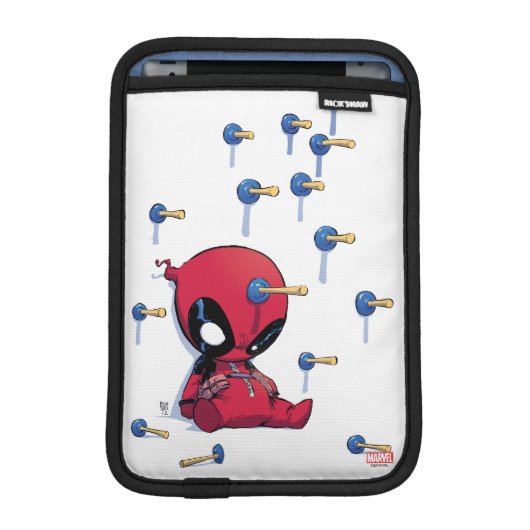 Mini Deadpool Suction Cup Darts Sleeve For iPad Mini (Front Device)