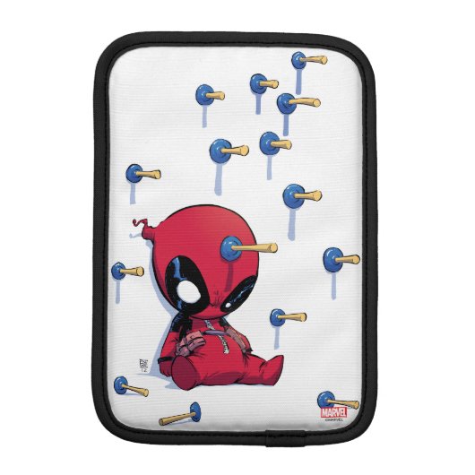 Mini Deadpool Suction Cup Darts Sleeve For iPad Mini (Back)