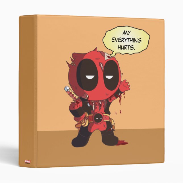 Mini Deadpool Survivor 3 Ring Binder (Front/Spine)