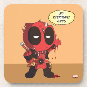 Mini Deadpool Survivor Beverage Coaster