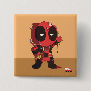 Mini Deadpool Survivor Button