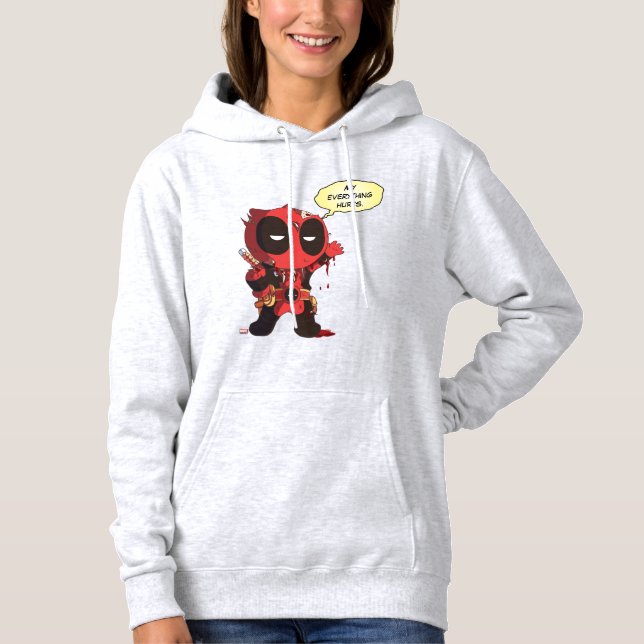 Mini Deadpool Survivor Hoodie (Front)