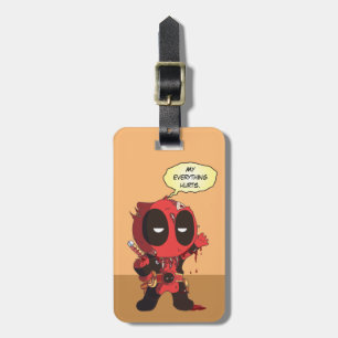 Mini Deadpool Survivor Luggage Tag