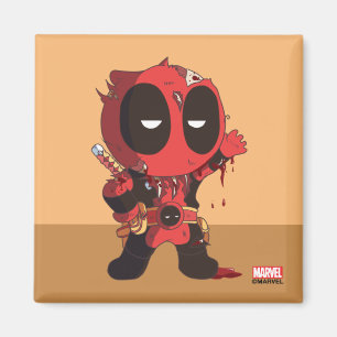 Mini Deadpool Survivor Magnet