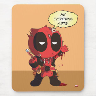 Mini Deadpool Survivor Mouse Pad