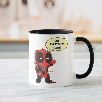 Mini Deadpool Survivor Mug by deadpool at Zazzle