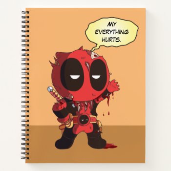 Mini Deadpool Survivor Notebook by deadpool at Zazzle