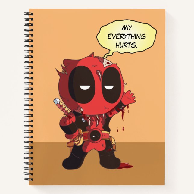 Mini Deadpool Survivor Notebook (Front)