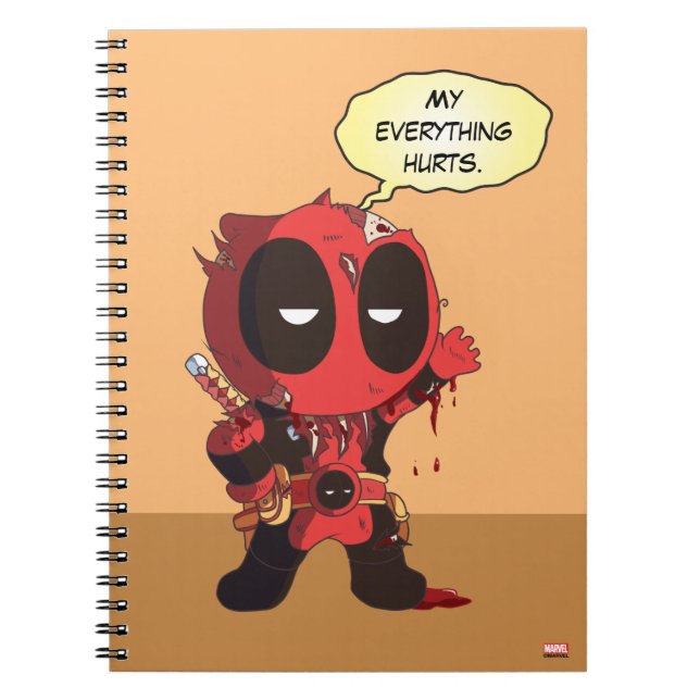 Mini Deadpool Survivor Notebook (Front)