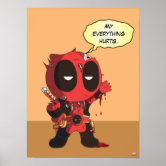 Deadpool Did Someone say Chimichangas? 12x18 Poster