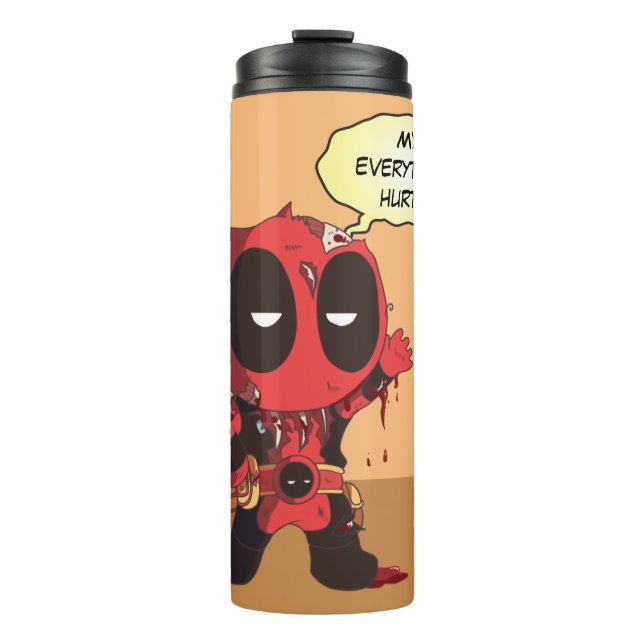 Mini Deadpool Survivor Thermal Tumbler (Front)