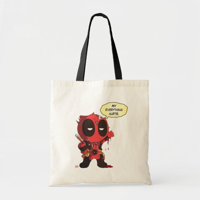 Mini Deadpool Survivor Tote Bag (Front)