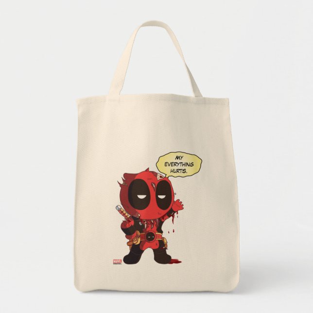 Mini Deadpool Survivor Tote Bag (Front)