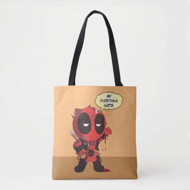 Mini Deadpool Survivor Tote Bag (Front)