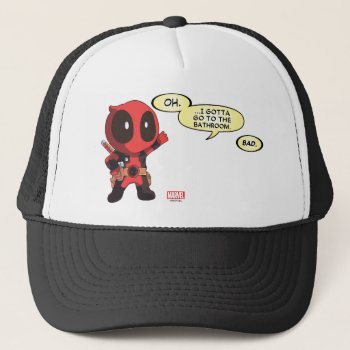 Mini Deadpool Trucker Hat by deadpool at Zazzle