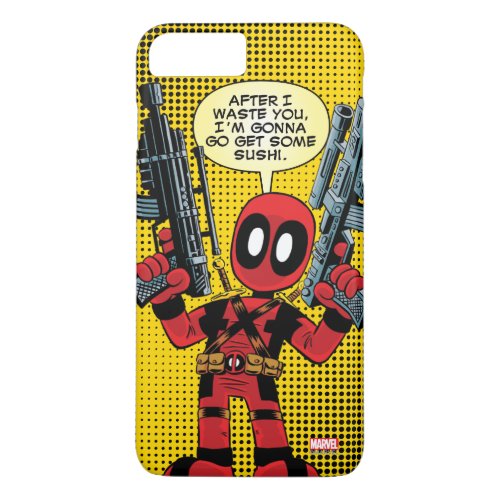 Mini Deadpool With Guns iPhone 8 Plus7 Plus Case