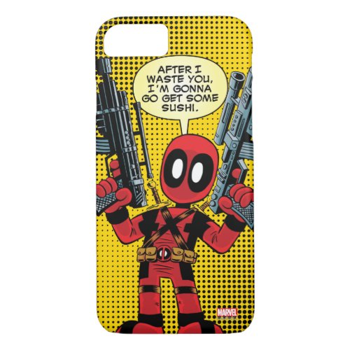 Mini Deadpool With Guns iPhone 87 Case